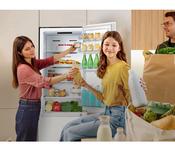 Lodówka Gorenje NRK6182PW4 No Frost 178,5cm Biała 292L - 1256546 - zdjęcie 5